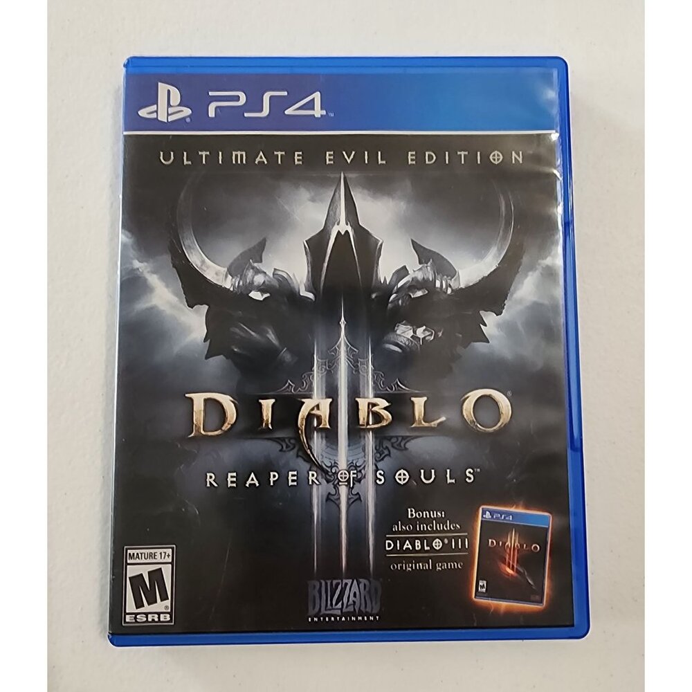 Diablo III Reaper Of‎ Souls PS4 Playstation 4 Ultimate Evil Edition No Manual